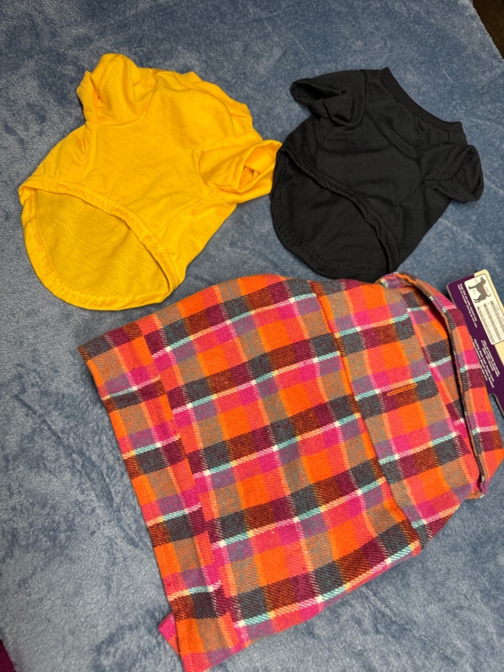 Dog Yellow Graphic Tee & Black Logo Tee Set - Picture 2 of 2